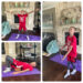 child doing yoga and mindfulness exercises in a private session at their home.